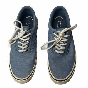 Sperry Chambray Top Slider Sneakers. Size 7.5.